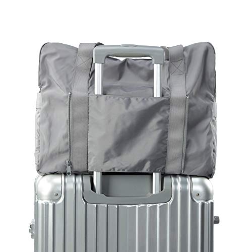 VanFn Travel Duffel Bag and RFID Passport Wallet, Rainproof Nylon Foldable Sports Duffels Gym Bag Family Passport Holder Trip Document Organizer for Women & Men, P.Travel Series4