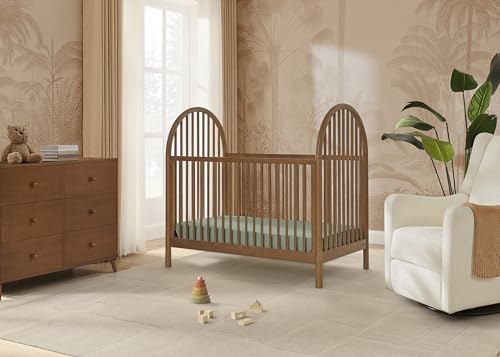 Delta Children Cannon 4-in-1 Convertible Crib - Converts from Baby Crib to Toddler Bed, Daybed and Sofa Bed, Fits Standard Full-Size Crib Mattress, Chestnut - image 3