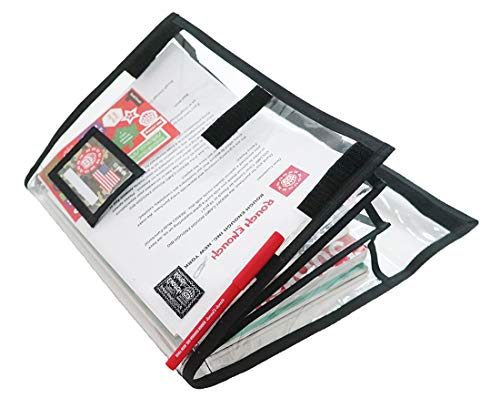 Rough Enough Plastic Expanding File Folders Organizer Accordion A4 Document Bag Pouch Large Manila Letter Size Magazine Holder 3 Pockets Dividers Case for Filing Office School Supplies Exam