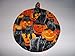 Quilted Halloween Pot Holders Black Cats Orange Pumkins Heat Resistant Handmade Double Insulated Hot Pads Trivets 9 Inches Round