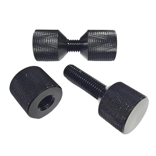 Ronyme Juego de pasadores de alineación de brida de dos orificios de 1-1/8' de aluminio con accesorios de óxido anodizado para bridas de tubería de 1/2' a, 2 piezas