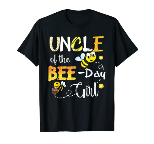 Tío de la abeja-día chica lindo abeja hombres mujeres cumpleaños divertido Camiseta