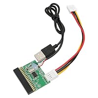 Sxhlseller 1,44 MB 3,5-Zoll-Diskettenlaufwerksanschluss, 34-Pin-auf-USB-Kabeladapter, PCB-Platine 34P auf USB-Kabeladapter, Plug-and-Play, für 1,44-MB-Diskettenlaufwerk