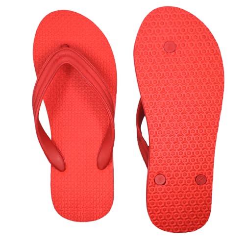 Image of POLITA Men Casual Stylish Red Trendy 311 Lightweight flip flop & Comfortable Slippers for men s