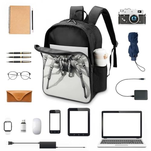 Mochila escolar para niños White Spider de dibujos animados en 3D para primaria de 40x28x16cm 4