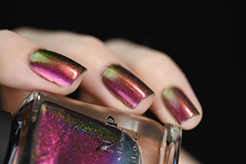 Image of ILNP Cameo (H) - Pink, Purple, Copper, Gold, Green Holographic Ultra Chrome Nail Polish