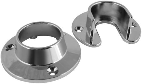 Lido Closet Flange Set 6' To 8' Chrome