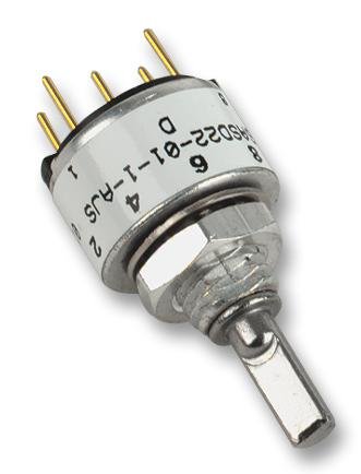 Encodeur mécanique, 16 positions, BCD, commutateur rotatif, Qté.1 | 26ASD22-01-1-AJS