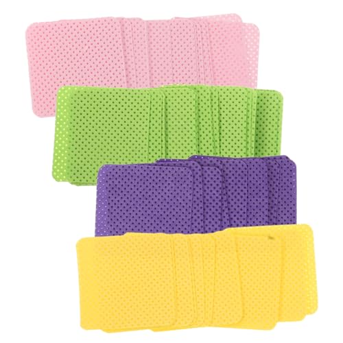 FOMIYES Soft Nail Polish Remover Pads 4-Pack Travel Size Nail Glue Remover Sheets Makeup Pad Glue Removal Wipes