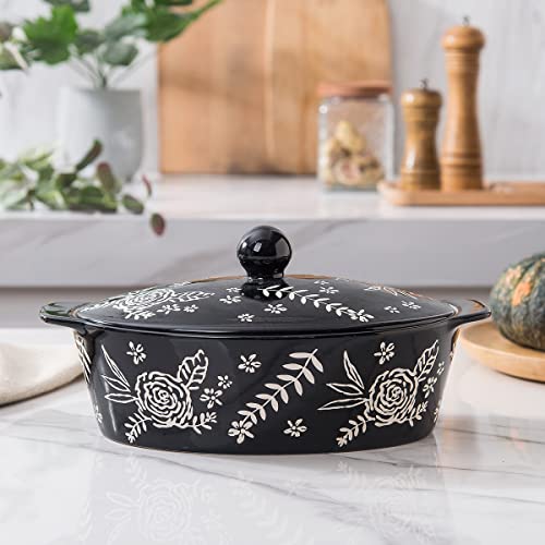 Wisenvoy Casserole Dish With Lid Casserole Dish Casserole Dishes For Oven Baking Dishes For Oven Ceramic Baking Dish #TOP4