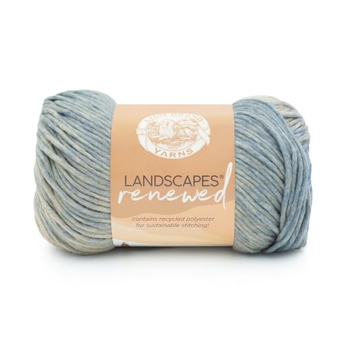 Lion Brand Yarn Landscapes Renewed, Recycled Multicolor Yarn for Knitting, Southwind, 1 Pack