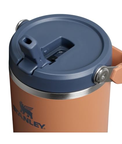Image of STANLEY IceFlow 2.0 Flip Straw Tumbler with Handle 40 oz | Twist On Lid and Flip Up Straw | Leakproof Water Bottle | Insulated Stainless Steel | BPA-Free | Toast