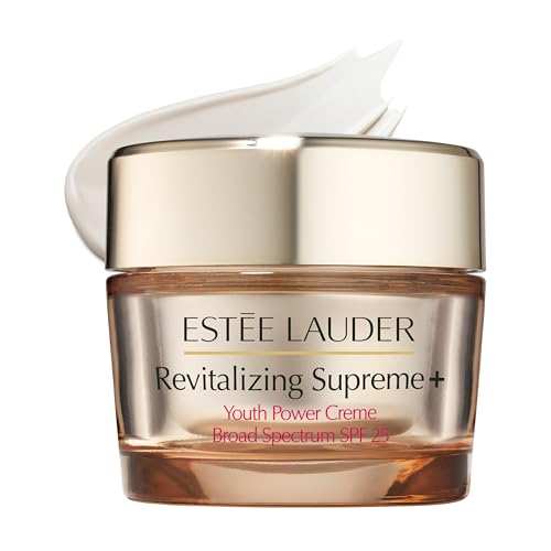 Estée Lauder Revitalizing Supreme+ Youth Power Cream SPF 25 | Face Moisturizer with Hyaluronic Acid & Peptides | Anti-Aging, 2.5 Ounce