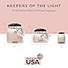 A Cheerful Giver - Cashmere Mama Scented Glass Jar Candle (22oz) with Lid & True to Life Fragrance Made in USA