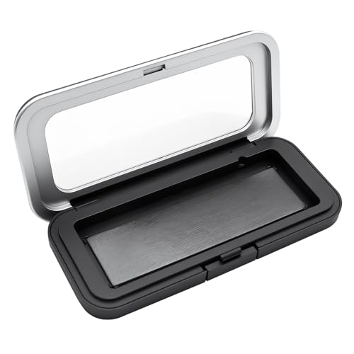 Magnetic Needle Holder Case with Clear Lid Portable Magnetic Needle Case Strong Magnet Sewing Needle Case for Sewing Quilting Crafts Supplies Paper Clips