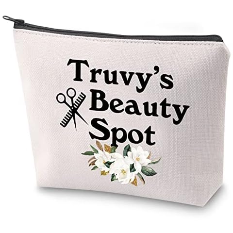 ZJXHPO Motivation Cosmetic Bag Magnolia Flower Travel Case Gift Truvy's Beauty Spot Makeup Zipper Pouch Bag For Her, Beauty Spot, 23.5*17 cm Cover