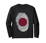 Photo Gallery patriotic japan flag gift fingerprint giapponese maglia a manica Photo Gallery patriotic japan flag gift fingerprint giapponese maglia a manica
