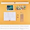 Rebotipy Aurora Paint by Numbers for Adults Polar Lights Paint by Number on Canvas Without Frame,DIY Snow on Mountain in Winter Oil Painting for Home Wall Decor(16x20inch) #3