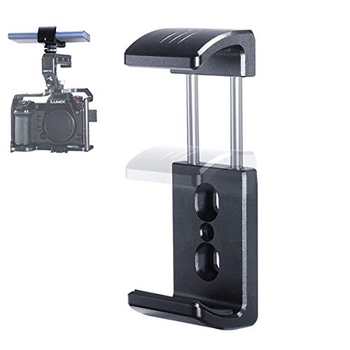 UURig R010 Clamp Mount for Power Bank for Camera, Use for Sony A6400, A7R III Vlog Camera Cage, 1/4