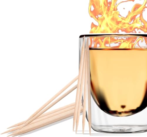 Licker Pickers Fire Ball Flavored Toothpicks - 25 White Birch Aged in Premium Spirits.