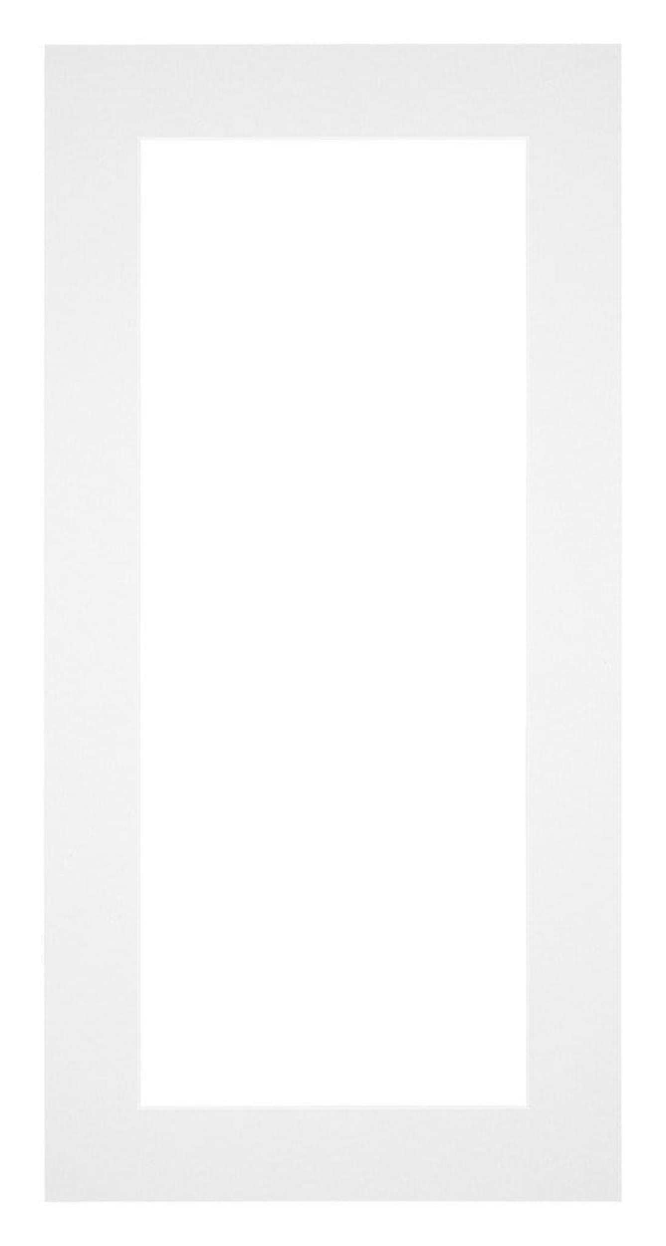 yd. Passe-Partout Photo Frame Size 40x80 cm - Photo Size 30x70 cm - White