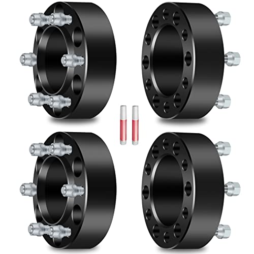 ECCPP 4pcs 6 Lug 6x139.7 hub Centric Wheel spacers 6x5.5 to 6x5.5 12x1.5 106mm 2 fits for Axiom for i-280 for i-350 for Pickup for Rodeo