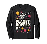space explorer planet hopper astronomy - galassia da uomo maglia a manica
