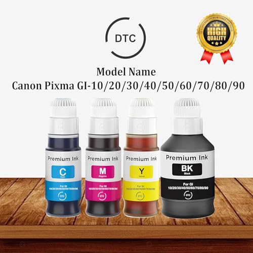 Image of Duplex DTC GI- 70 Refill Ink Compatible for Canon PIXMA G1020, G2020, G2021, G2060, G3020, G3021, G3060 Printers (GI-70 Black Ink 2 Pcs)