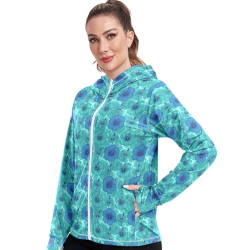 Camiseta de verano para playa y senderismo con protección solar de mujer