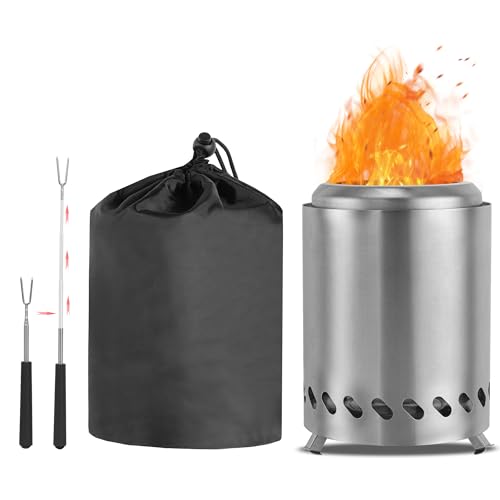 CAMPORG Mini brasero – Chimenea de mesa sin humo para exteriores
