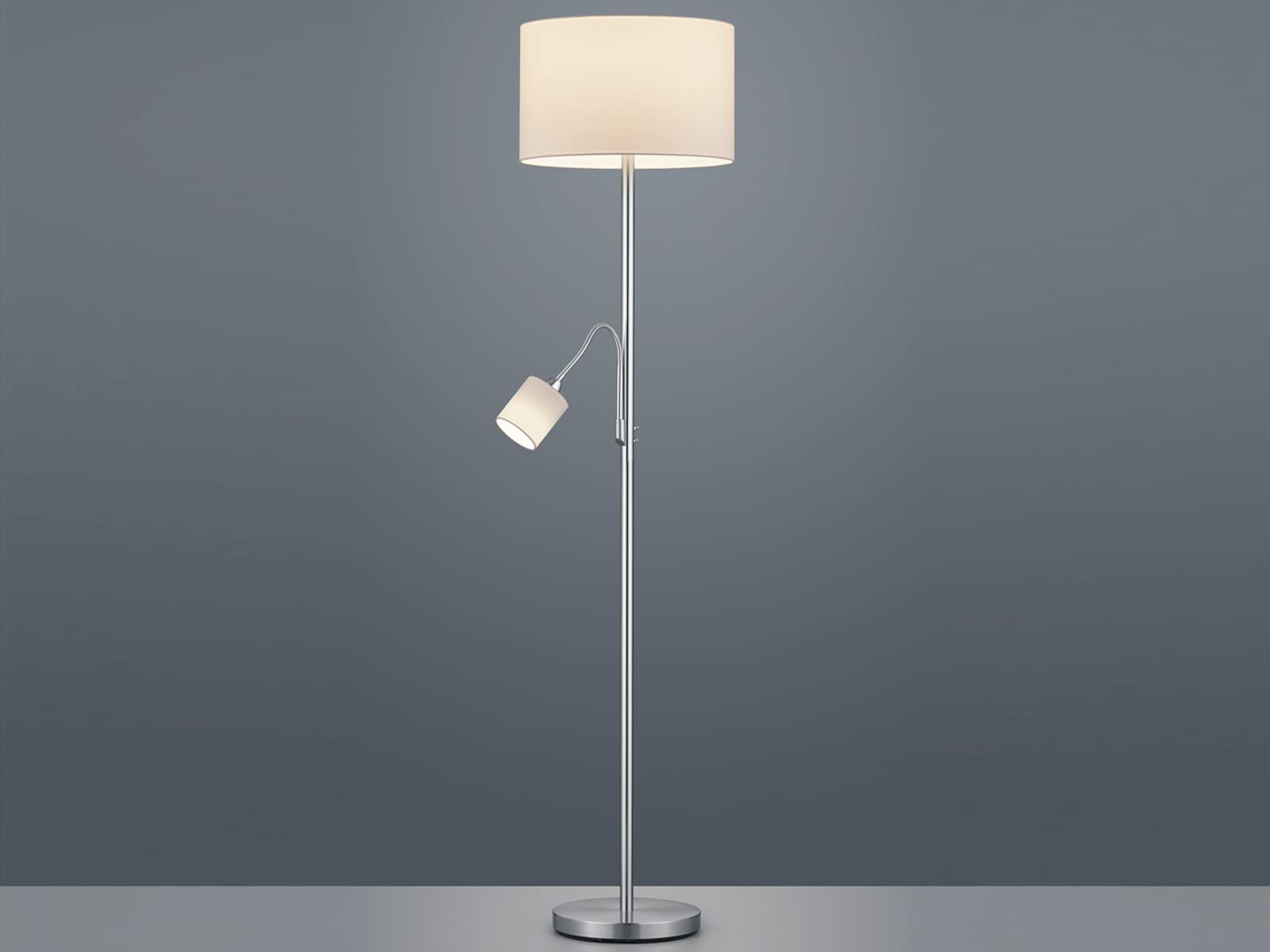 meineWunschleuchte - Lampadario a barra LED a sospensione, 8 luci, vetro cromato con finitura specchio in vetro fumé