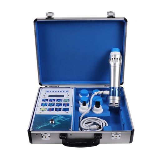 MObyat Máquina De Ondas De Choque Extracorpóreas, Dispositivo De Terapia Electromagnética Profesional Y Eficiente para La Disfunción Eréctil, Equipado con 7 Cabezales De Masaje Y Cables De Agarre MObyat Máquina De Ondas De Choque Extracorpóreas, Dispositivo De Terapia Electromagnética Profesional Y Eficiente para La Disfunción Eréctil, Equipado con 7 Cabezales De Masaje Y Cables De Agarre