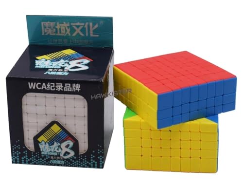 Image of MoYu MFJS Meilong 8X8 Stickerless Speed Cube (Mofang Jiaoshi), 70Mm Size, for Kid