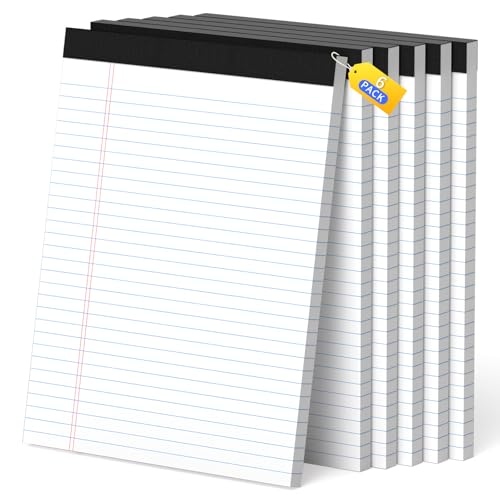 Papier ligné large en bloc-notes avec panneau arrière rigide pour réunions