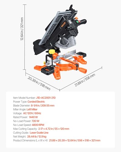 VEVOR Compound Miter Saw