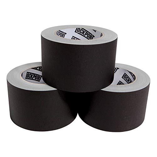 New: 3 Inch Black Gaffers Tape - 3 Pack - 30 Yards x 3 inches Wide Gaff- Bulk Set Gaffer Roll Refills Case - Multi-Pack Matte Cloth Fabric for Stage Sets Photography Filming Production Equipment