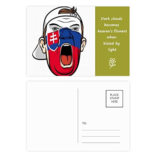 Cartes postales Drapeau Slovaquie 20 pièces pour correspondance et collection