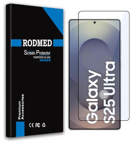 Image of 100% Fingerprint Unlock Military-Grade Gorilla Tempered Glass for Samsung Galaxy S25 Ultra 5G with Edge to Edge Coverage - Case Friendly, Anti-scratch and Bubble free With installation kit