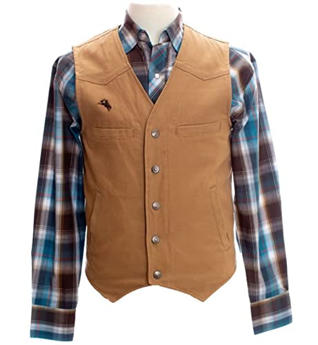 Wyoming Traders Mens Texas Concealed Carry Vest, Tan, Large #TOP1