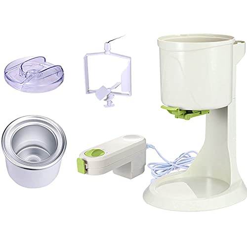 Foto von MNCYGJ Eismaschine Mit Kompressor Softeismaschine Für Zuhause Ice Cream Machine 1L Aluminiumfolie in Lebensmittelqualität Slush EIS Maschine Frozen Yogurt Maschine Eismaschine
