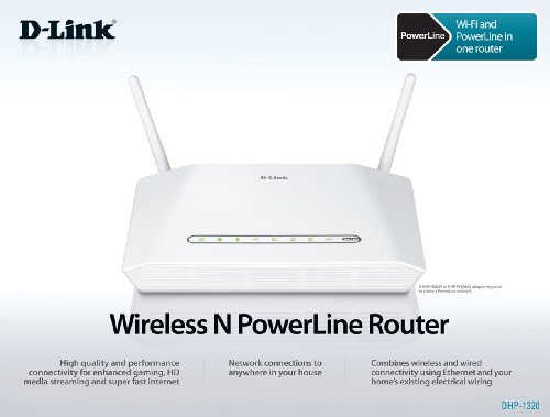 D-Link Dhp-1320 Wireless-N Powerline Router #TOP3