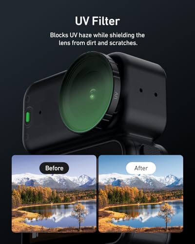 Image of TELESIN UV Filter for DJI Osmo Nano, Screw-On Protective Lens Filter, MCUV Anti-UV & Haze, HD Optical Glass, Multi-Coated Osmo Nano Filter Action Camera Accessory