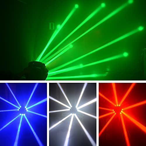 BETOPPER DJ Lumière soirée lyre led lumière scène triangulaire mobile 9x10W RGBW LED DMX spot projecteur discothèque activée son jeux de lumière éclairage pour disco fête danse club bar LM0910 - Image 7