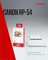 Canon SELPHY RP-54 Tinten- und Papier-Multipack – Original Canon Fotodrucker Tintenpatronen & 54 Blatt Fotopapier (100 x 148mm) – Ansicht 2