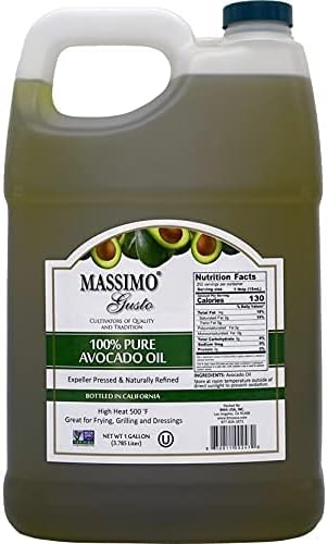Massimo Gusto Food Service - Avocado Oil - 1 Gallon (128 FL OZ)