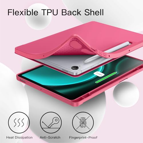 JETech Case for Samsung Galaxy Tab S10 Lite/S10 FE/S9 FE 10.9", Pink by JETech - Used condition - Image 4