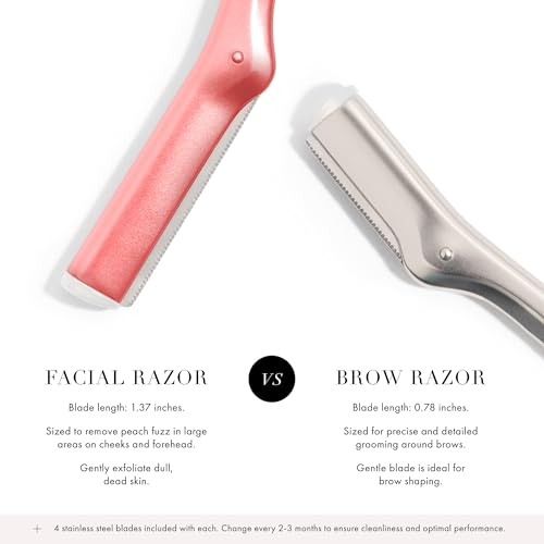 Image of Tweezerman Exclusive Facial Razor Tea Rose