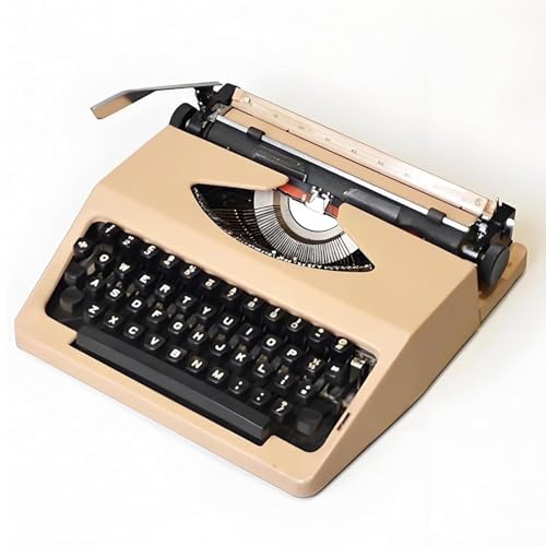 Máquina de escribir manual portátil retro vintage para escritores y textos