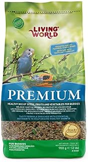 Living World Premium Mix For Budgies, 908 g (2 lb)