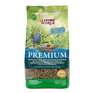 Living World Premium Mix For Budgies, 908 g (2 lb)